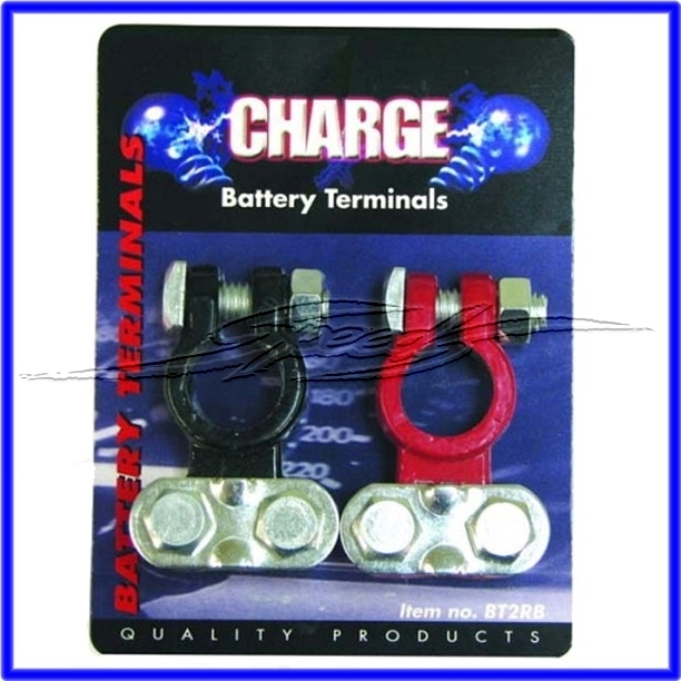 BT2RB - BATTERY TERMINALS PAIR OF