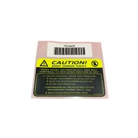 VE Commodore V6 V8 Engine Bay Air Con Caution Decal Label Sticker