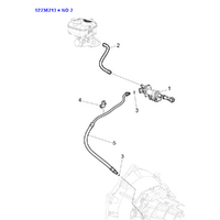 HOSE-CLUTCH MASTER CYLINDER TO RESERVOIR VE V8