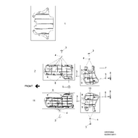 DEFLECTOR VE VF LEFT REAR UNDERBODY SPLASH SHIELD NO 10 IN IMAGE