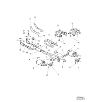 HEAT SHIELD-EXHAUST MUFFLER CENTRE VE VF WM WN Replaces 92193462 & 92218073 no 9 in pic