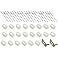 Sill Moulding Clip Kit HQ Except LS Deville Premier 46 Pieces
