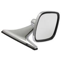 DOOR MIRROR UNIVERSAL CHROME SQUARE LEFT OR RIGHT