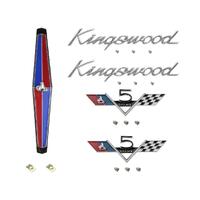 Badge Kit HK Holden Kingswood V8