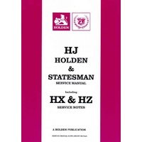 WORKSHOP MANUAL HJ HX HZ INCLUDING STATEMAN FACTORY REPRINT