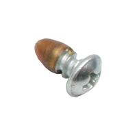 SCREW PAN HD 8G - 18 X 5/16" CR ZP AB WAX COAT TAP