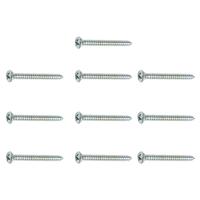 SCREWS OVAL HEAD CR REC TAPPER 6 X 1 1/2