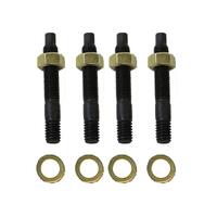 Carb Stud Kit Short 2 Inch with Gold Har