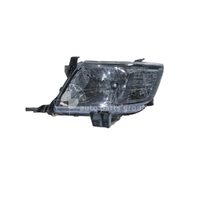 HEADLAMP LEFT HAND TOYOTA HILUX 07/2011 TO 04/2015 AFTERMARKET REPLACEMENT GGN15R GGN25R KUN16R KUN26R TGN16R