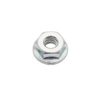 NUT HEX NO.10 - 24 WITH EXTERNAL TOOTH WASHER HEX 3/16"-24 X 3/8" WITH 1/2" SERRATED FLANGE ZINC SEE FN010 FOR GOLD