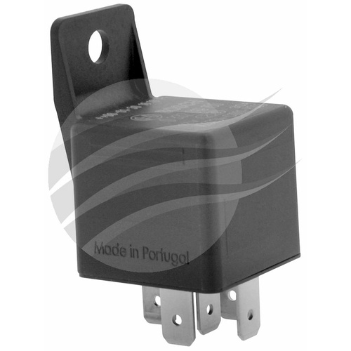 RELAY 12V 30 AMP 5 PIN WITH FIXED BRACKET