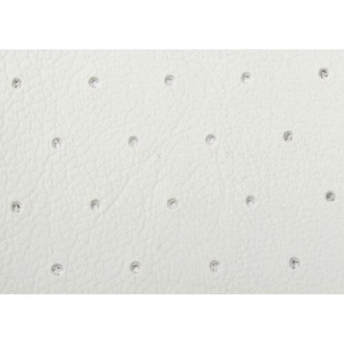 ROOF LINING &SUN VISOR MATERIAL FE-FC Sedan White Perforated