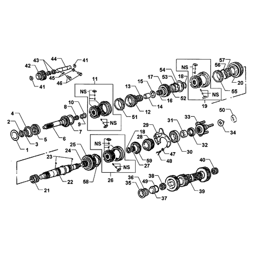 CLUSTER COUNTER GEAR V6 V8 VS VT VX VY GETRAG GEARBOX REC RETAIL $1994 no39 in pic