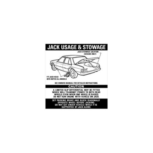 Jack Usage Decal XE