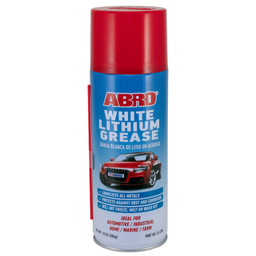 WHITE LITHIUM GREASE 284g Protects Against Rust and Corrosion Will Not Freeze, Melt or Wash Off