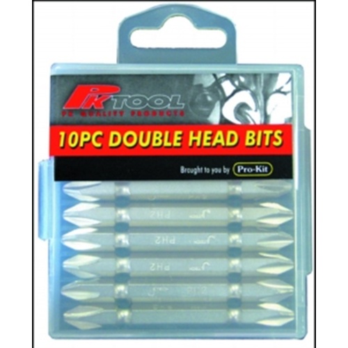 SCREWDRIVER BIT - 10PC #2 X 65 DOUBLE HE