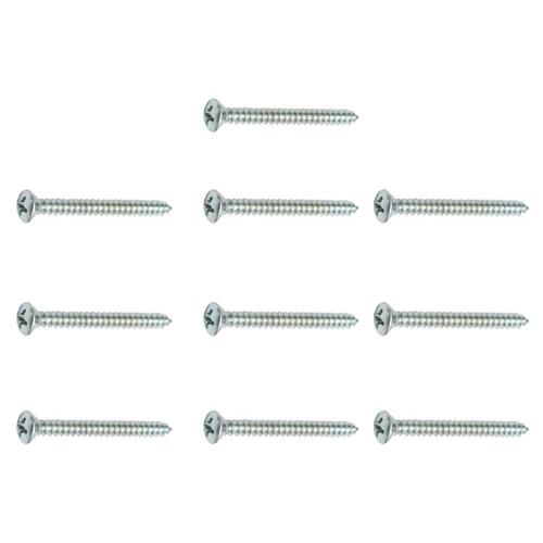 SCREWS OVAL HEAD CR REC TAPPER 6 X 1 1/2