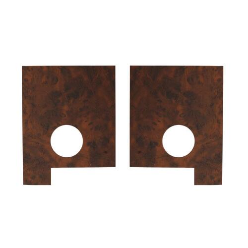 RADIO PANEL HG 2 PIECE SET BURR WALNUT