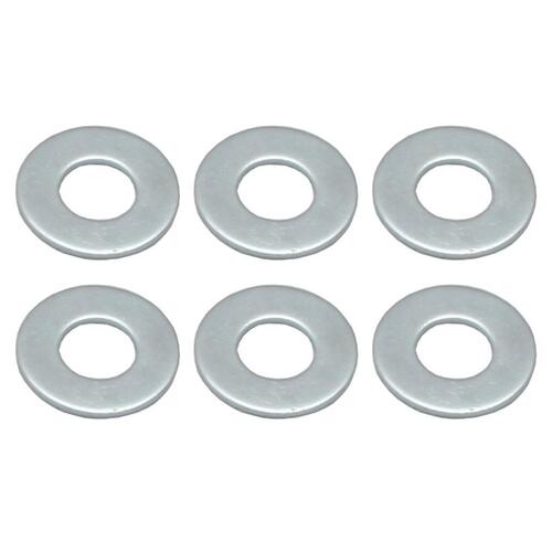 Universal Washers Plain 3/8" X 7/8" Zinc Plated 6 Pcs